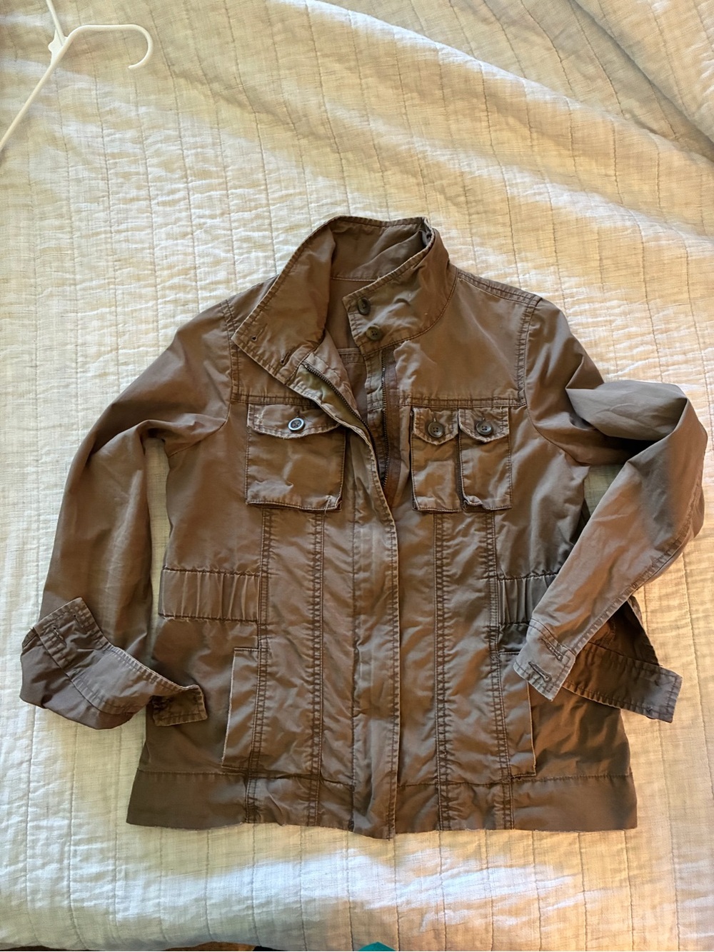 Old Navy Olive Utility Jacket with Front Pockets